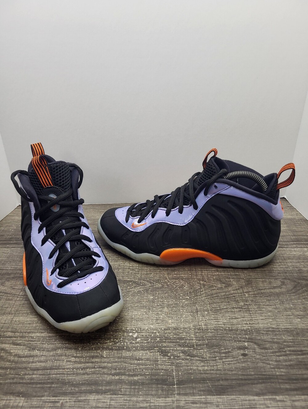 Nike Little Posite One GS Twilight Pulse Orange Black Shoes 644791-008 Size 6Y